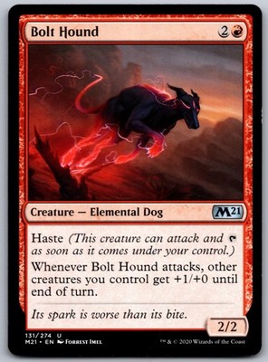 Bolt Hound 131 UC Core Set 2021 Magic: The Gathering NM
