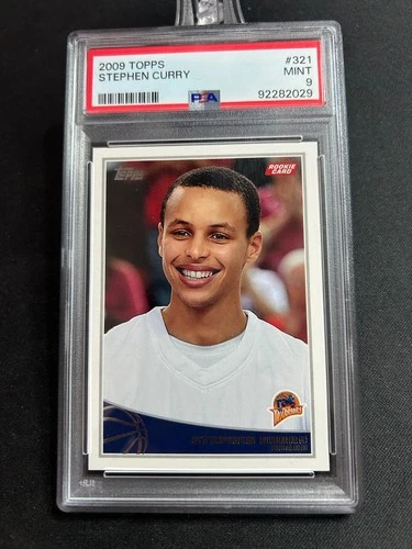 2009 Topps #321 Stephen Curry (RC) PSA 9 Basketball Card