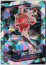 2025 Panini WNBA Prizm Jacy Sheldon #113 Ice Washington Mystics