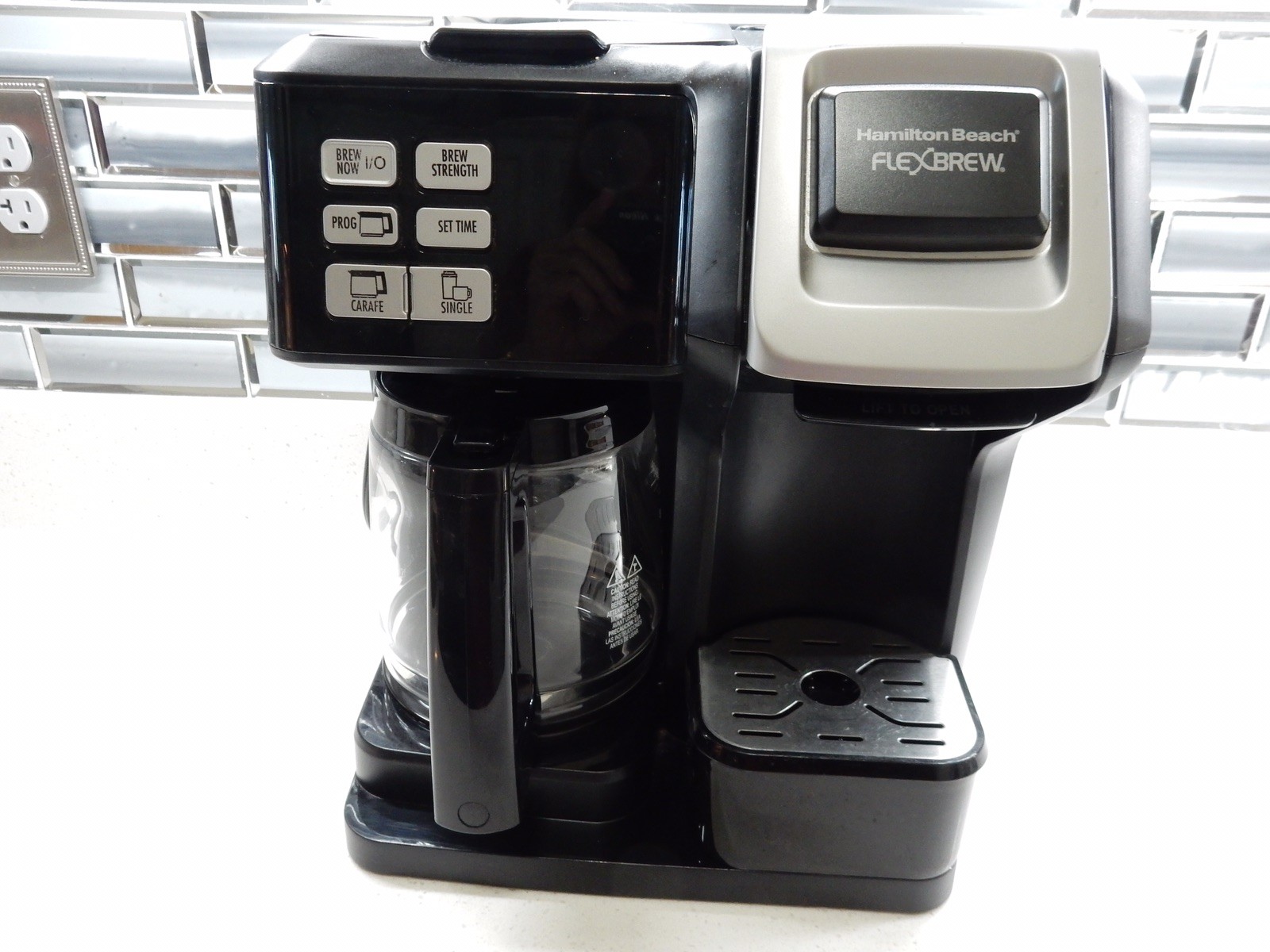 Hamilton Beach FlexBrew 2-Way Coffee Maker Black