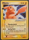 Pikachu Gold Star 104/110 Holon Phantoms Holographic LP Pokémon Card Rare