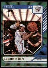 2024-25 Donruss #24 Luguentz Dort Holo Green Laser