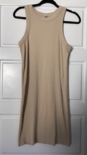 Old Navy Color Nude sleeveless Mini summer dress Size L pullover