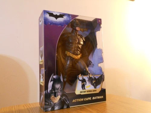 VTG Mattel Batman The Dark Knight ~12" w/ Cape, Batarang Action Figure M2795 4+