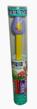 EASTER Pez Dispenser TUBE  EASTER EGG W/ BUNNY EARS W/ 7 Pez Candy Refills