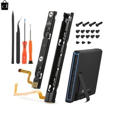Left and Right Slide Rail for Nintendo Switch Console Slide Rail Bar Replacement