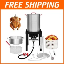 High Output Outdoor Cooking Set, 30 Qt. Turkey Fryer