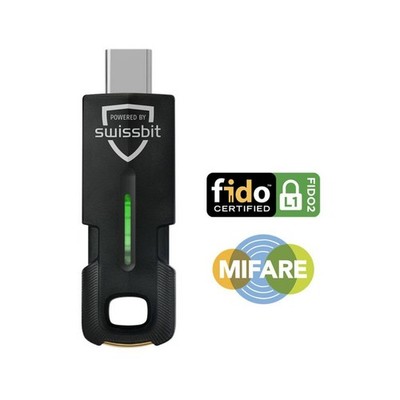 Swissbit iShield Key 2 FIDO2 MIF USB-C Sicherheitsschlüssel (PK2000IC0000E-2002-1AB-SBB)