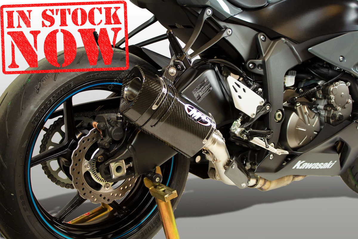 ZX6R M4 マフラー M4 Exhaust ZX-6R 2009-2026 フルエキ GP19 ブラック KA6982-GP19