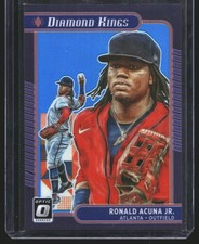 Ronald Acuna Jr. 2021 Donruss Optic Carolina Blue SP Atlanta Braves #/50