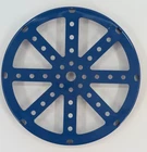 Vintage Meccano Blue Edge Circular Plate