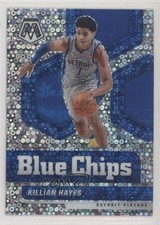 2020-21 Panini Mosaic Blue Chips Fast Break Prizm Killian Hayes #2 0x1