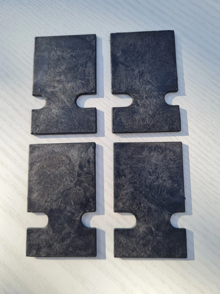 4 Unterlegplatten für Ikea Faktum Akurum Füße - Bild 2 von 4