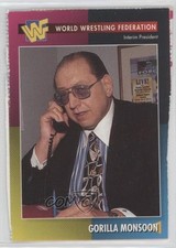 1995 WWF Magazine Cards Gorilla Monsoon #79 1t5