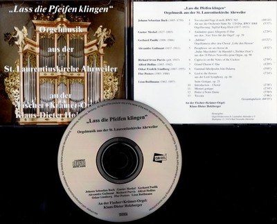 ORGELMUSIK a.d. FISCHER-KRÄMER-ORGEL zu AHRWEILER   CD / KLAUS-DIETER HOLZBERGER