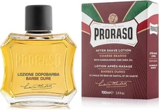 (Free Duty Tax) Proraso After Shave Lotion, Moisturizing and Nourishing for