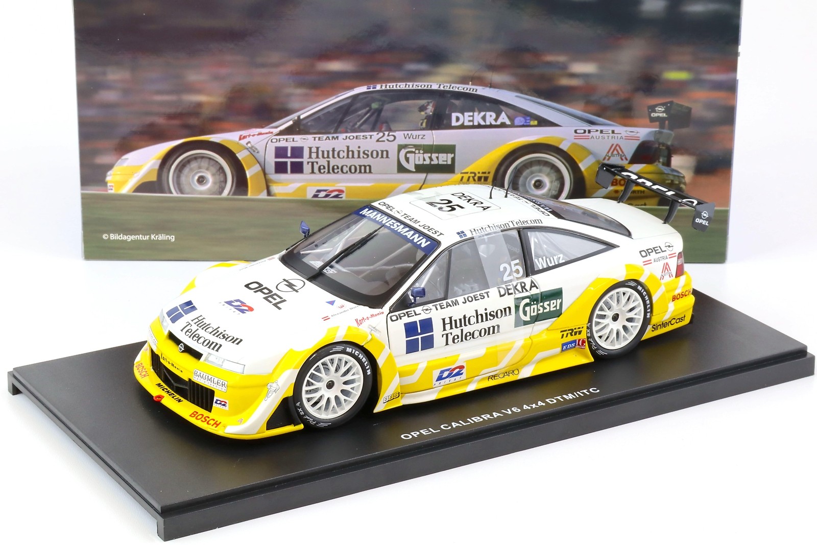 1:18 WERK83 Opel Calibra V6 4x4 Joest Racing DTM / Itc 1996 Alexander Wurz #25