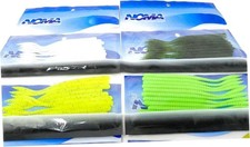 Yui Fishing Bait Stomp Bullet Crawler 5" (12.7cm) Yellow Green 10 pcs
