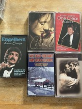 Cassette Tape Lot 5 Tapes Country Pop Christmas Mixed Artists Collection