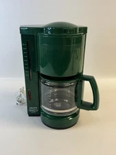 Krups Gevalia Green Automatic Coffee Maker 10 Cup Type 396 EXELLENT Condition
