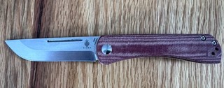 Kizer Pinch Red Micarta Taschenmesser – sehr guter Zustand N690