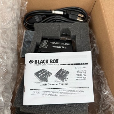 Black Box LBH100A-H-MT Hardened 10/100 Mbps Media Converter Switch
