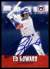 2022 Choice Baseball Ed Howard South Bend Cubs #1 Signed