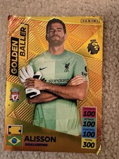 Panini Adrenalyn XL Premier League 21/22 Alisson Golden Baller #6 Liverpool