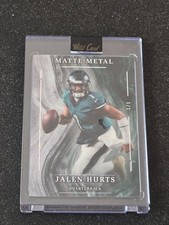 2026 Wild Card Matte Metal Jalen Hurts #d 1/1 Philadelphia Eagles 🏈🔥