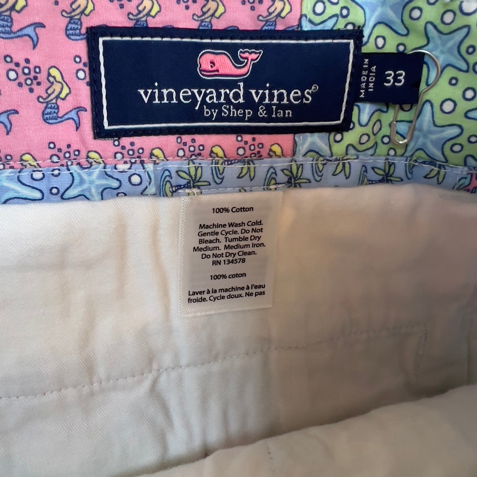 Vineyard Vines Men's Patchwork Printed Shorts Siz… - image 5
