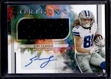 Simi Fehoko 2021 Panini Origins #191 Rookie Patch Auto