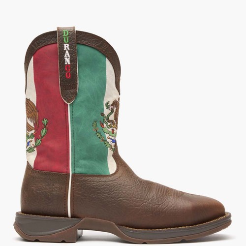 Rebel by Durango® Steel Toe Mexico Flag Western Boot | eBay