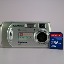 Samsung Digital Camera Digimax 301 3.2MP Silver Tested
