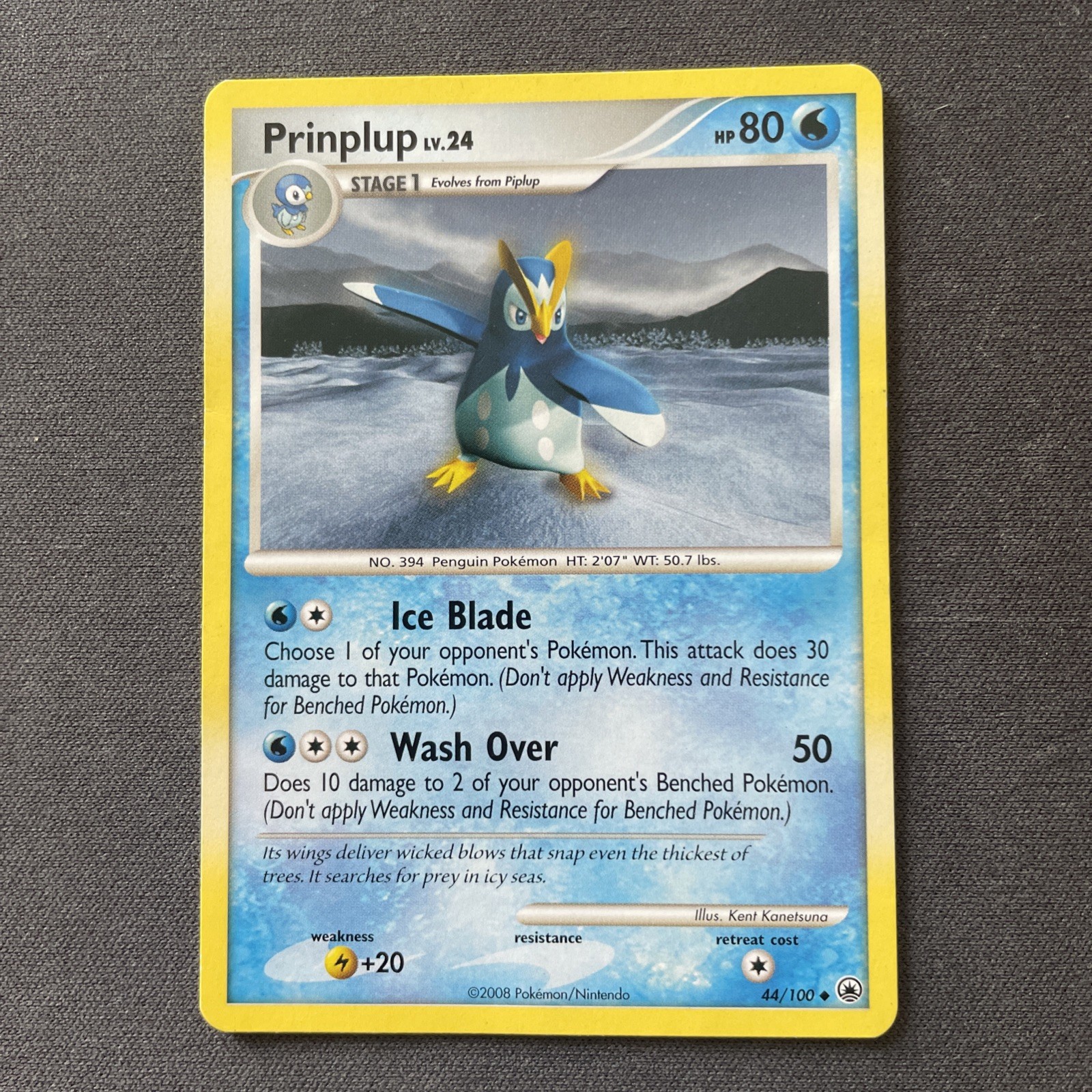 Prinplup 44/100 Pokemon Majestic Dawn 2008 Uncommon LP