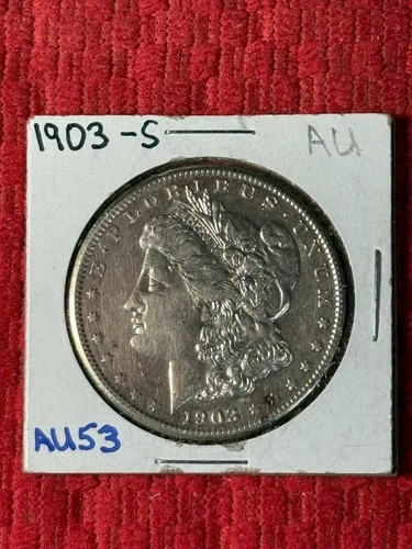 1903- S Morgan Silver Dollar - AU
