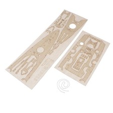 1/350 Holzdeck Eines Deutschen Bismarck-Kriegsschiffs Aus Dem Zweiten Weltkrieg,