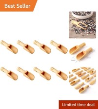 8pcs Mini Wooden Spoons - Eco-Friendly Kitchen Essentials for Gift and Decor