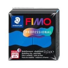 STAEDTLER Polymer Modelling Clay - FIMO Professional - Oven Bake Clay - True Blu