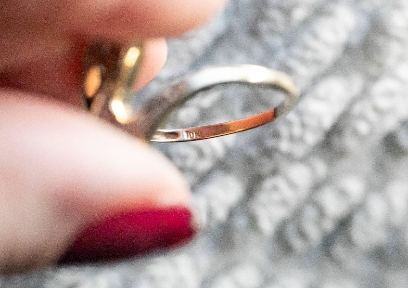 Diamond Cluster Bypass Wave Statement Ring | 10K … - image 4