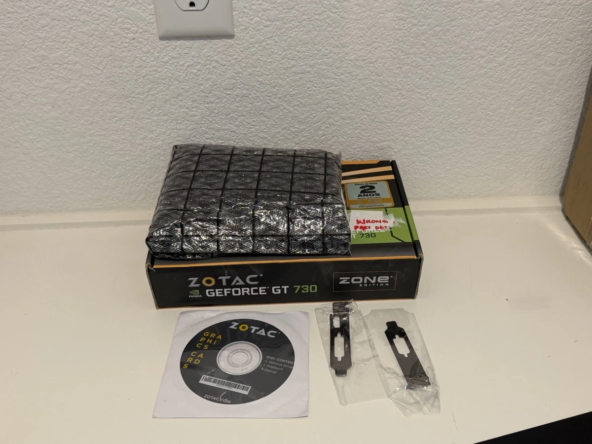 ZOTAC NVIDIA GeForce GT 730 4 GB Memory Computer Graphics Cards