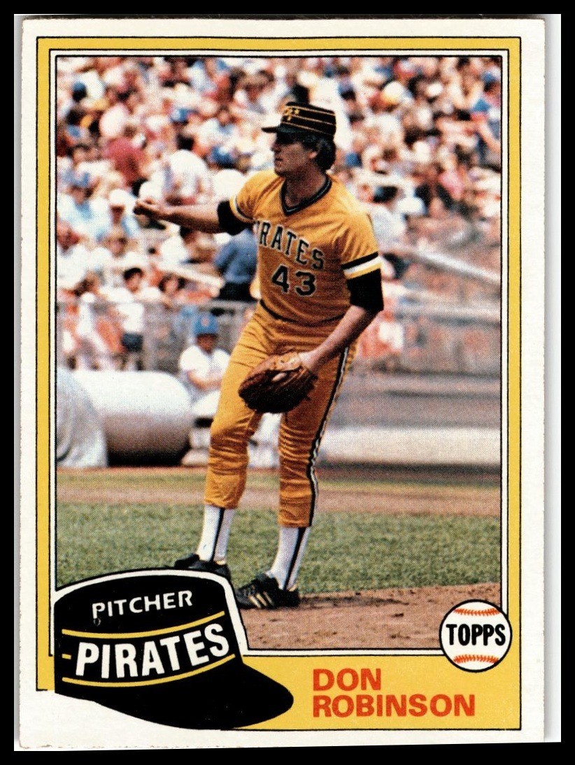 1981 Topps #168 Don Robinson