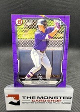 2026 Bowman Baseball Ethan Holliday 1st Bowman Purple Pattern /250 Color Match🔥