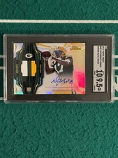 2014 Topps Finest Rookie Auto Three Color Patch Davante Adams SGC 10 Auto/9.5