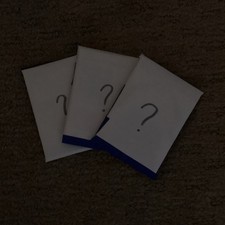 Three mystery card packs 5.99 each