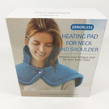 Errorless Electric Heating Pad For Neck  Shoulders, 6 Heat Settings New Soft