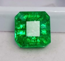 IGL Certified 10.80 Ct Natural Green Emerald Emerald Cut Loose Gemstone 5AND