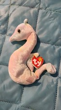 Ty Beanie Baby - Neon The Seahorse 1999 - Tag Errors