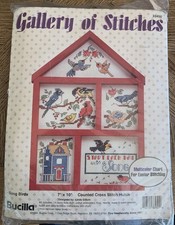 Bucilla Gallery of Stitches Song Birds Counted Cross Stitch Kit Sealed Vtg 1994