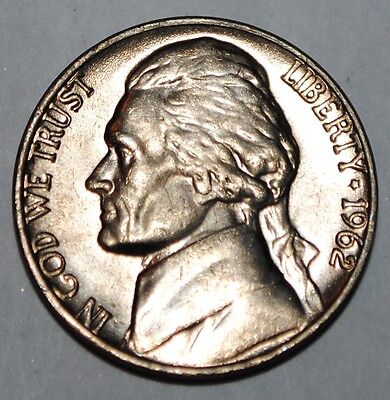 United States 5 Cents 1962 D Jefferson Nickel BU USA UNC KM# A192