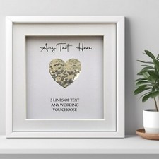 Personalised 25th Wedding Anniversary Gifts - 25 Years Married - Silver 